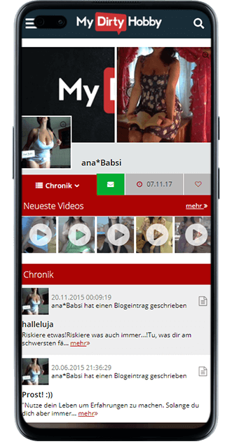 AnalBabsi bei MyDirtyHobby
